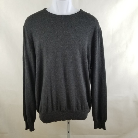 NWT Polo Ralph Lauren Men's Charcoal Sweater Sz L - Picture 1 of 4